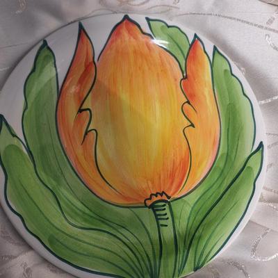 Sale Photo Thumbnail #978: Noble Excellence tulip painted plate
