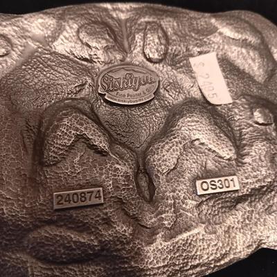 GENUINE HARLEY DAVIDSON AND SISKIYOU PEWTER BELT BUCKLES