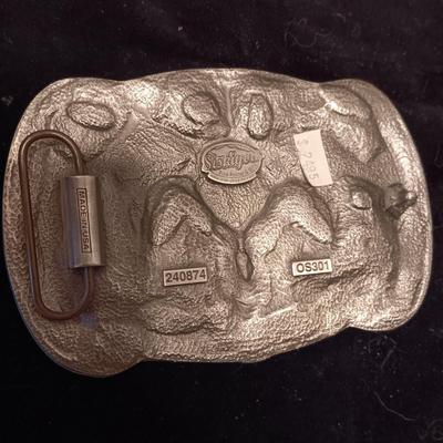 GENUINE HARLEY DAVIDSON AND SISKIYOU PEWTER BELT BUCKLES