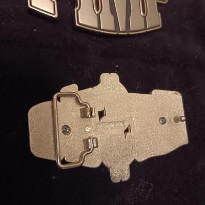 2 LARGE BELT BUCKLES
