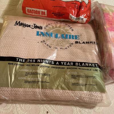 New Old Blankets Lot