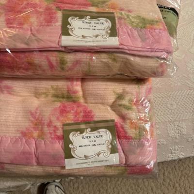 New Old Blankets Lot