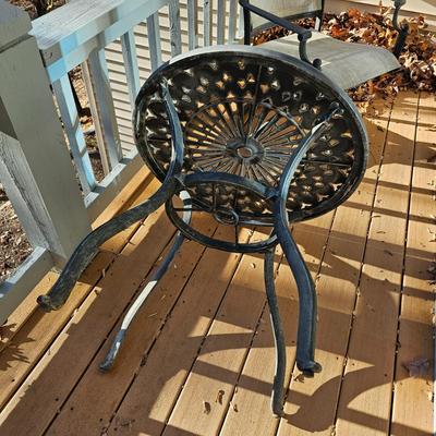 Hampton Bay Small Round Patio Table & Two Swivel Rockers (P-JS)