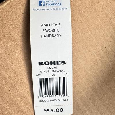 Sale Photo Thumbnail #94: Rosetti new vinyl handbags form Kohls, used small duffel bad and  jewelry travel cases