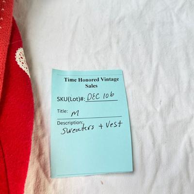 Sale Photo Thumbnail #103: Moderate designer brands, size Med in worn condition. 2 fleece vests.