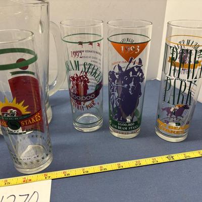 Collectable Horse Racing Glasses