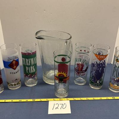 Collectable Horse Racing Glasses