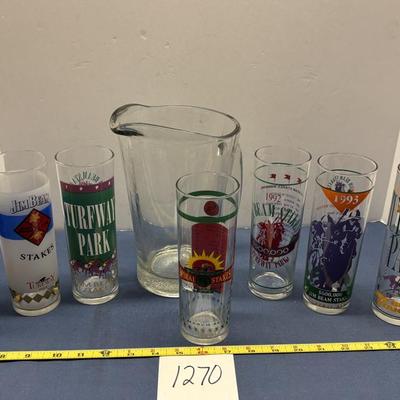 Collectable Horse Racing Glasses