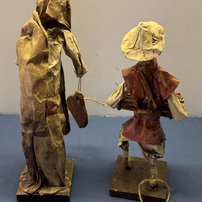 Vintage Papier Mache Figures