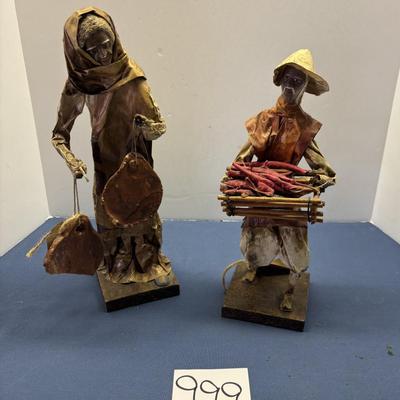 Vintage Papier Mache Figures