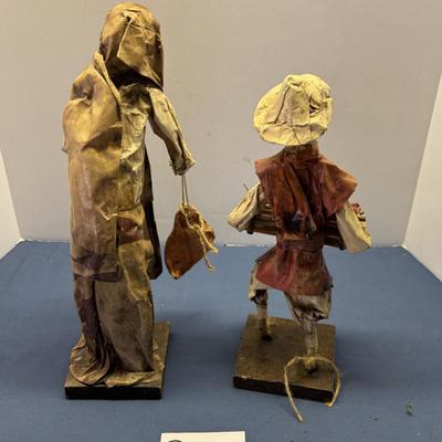 Vintage Papier Mache Figures