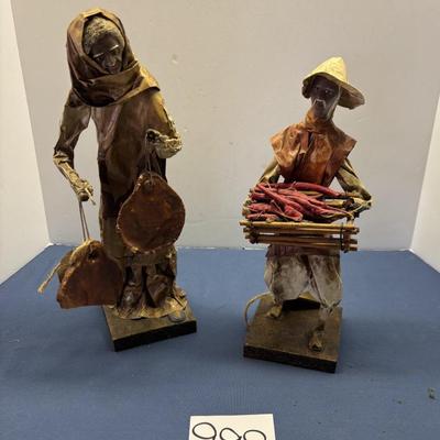 Vintage Papier Mache Figures