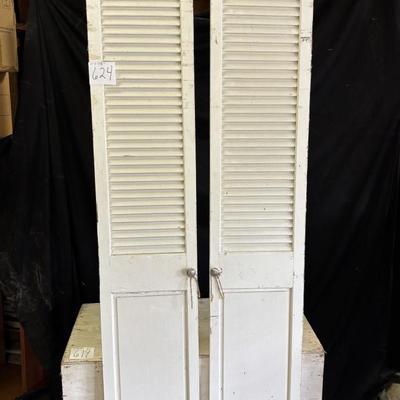 2 Louvered Doors