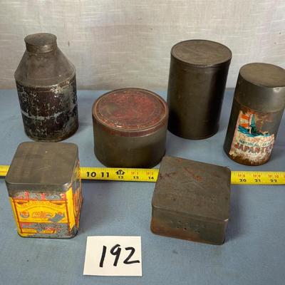 Vintage Can Lot