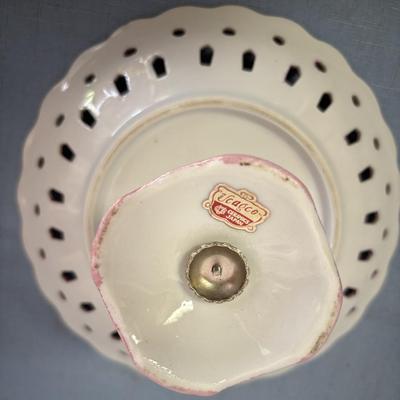 Vintage Ucagco Pedestal Dish