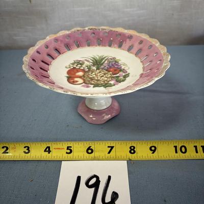 Vintage Ucagco Pedestal Dish