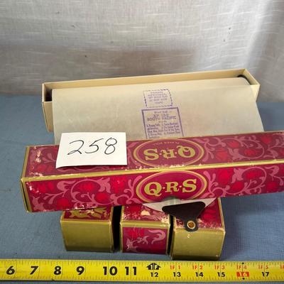 Vintage Player Piano Rolls