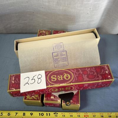 Vintage Player Piano Rolls