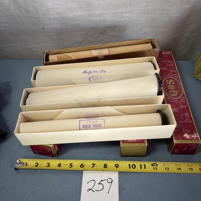 Vintage Player Piano Rolls