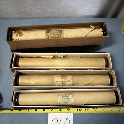 Vintage Player Piano Rolls