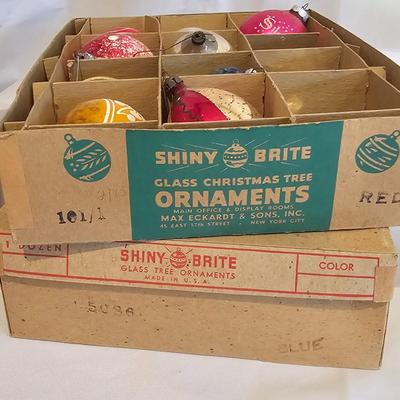 Large Vintage Glass Christmas Ornaments (BLR-JS)