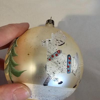 Large Vintage Glass Christmas Ornaments (BLR-JS)
