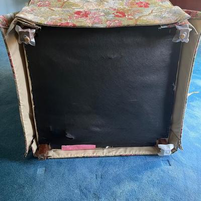 Lovely Floral Club Chair by Massoud (P-BC)