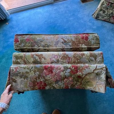 Lovely Floral Club Chair by Massoud (P-BC)