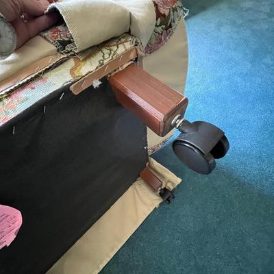 Lovely Floral Club Chair by Massoud (P-BC)