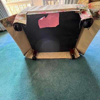 Lovely Floral Club Chair by Massoud (P-BC)