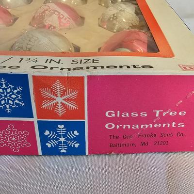 Smaller Blown Glass Vintage Christmas Ornaments & More (BLR-JS)