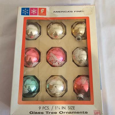 Smaller Blown Glass Vintage Christmas Ornaments & More (BLR-JS)