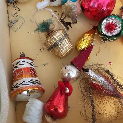 Smaller Blown Glass Vintage Christmas Ornaments & More (BLR-JS)