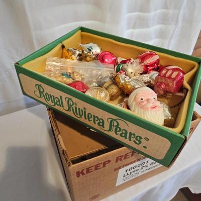 Smaller Blown Glass Vintage Christmas Ornaments & More (BLR-JS)
