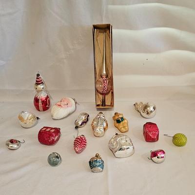 Smaller Blown Glass Vintage Christmas Ornaments & More (BLR-JS)