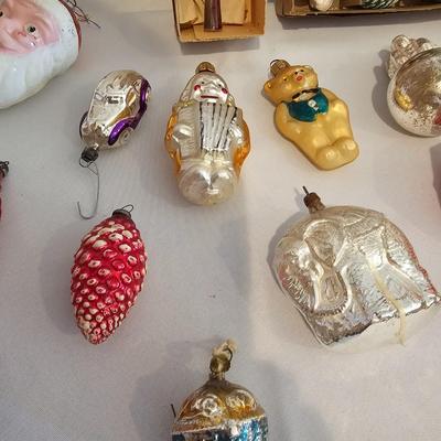 Smaller Blown Glass Vintage Christmas Ornaments & More (BLR-JS)