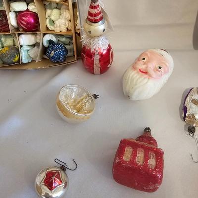 Smaller Blown Glass Vintage Christmas Ornaments & More (BLR-JS)