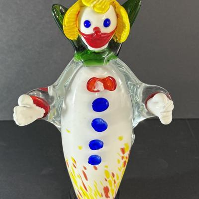 Murano Style Glass Clown #2