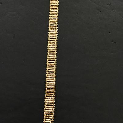 Sale Photo Thumbnail #53: very nice gold tone, fashion bracelet. Please see attached photos.