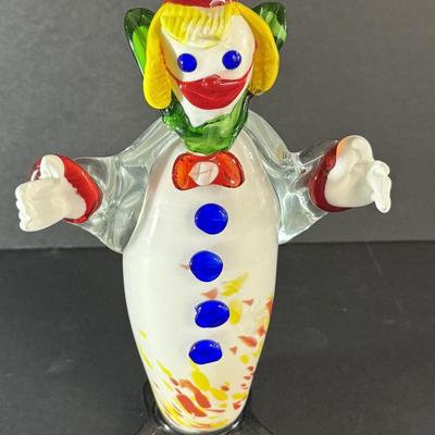 Murano Style Glass Clown #3