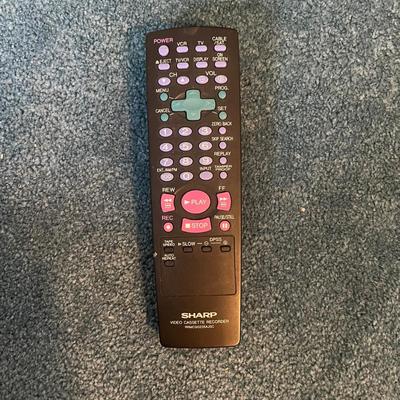 Sharp VCR and Sony DVD Player (P-BC)