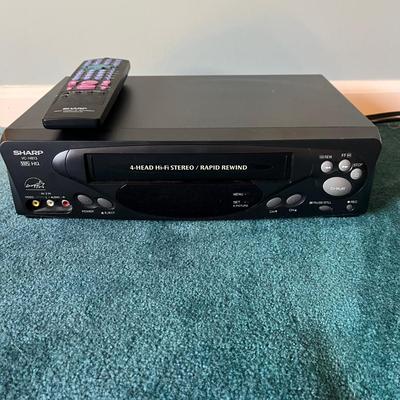 Sharp VCR and Sony DVD Player (P-BC)
