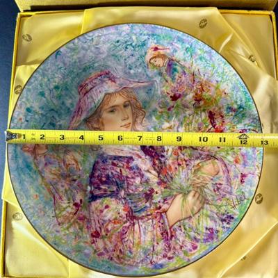 Edna Hibel “Flower Girl Of Provence” Plate