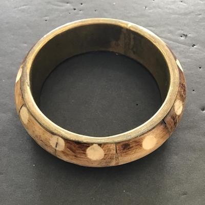 Sale Photo Thumbnail #83: vintage brass, and bone Bengal please see attached photos