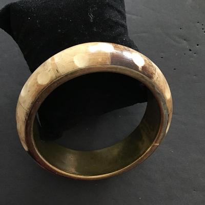 Sale Photo Thumbnail #84: vintage brass, and bone Bengal please see attached photos