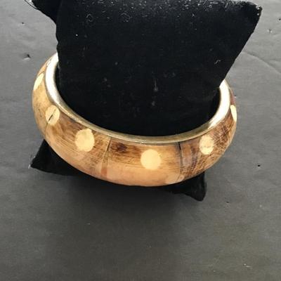 Sale Photo Thumbnail #82: vintage brass, and bone Bengal please see attached photos