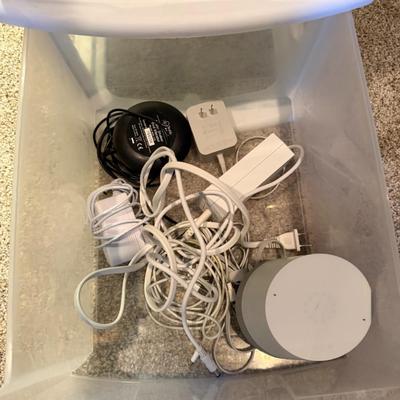 Sale Photo Thumbnail #1013: Three Drawer Plastic Storage Cabinet and all contents