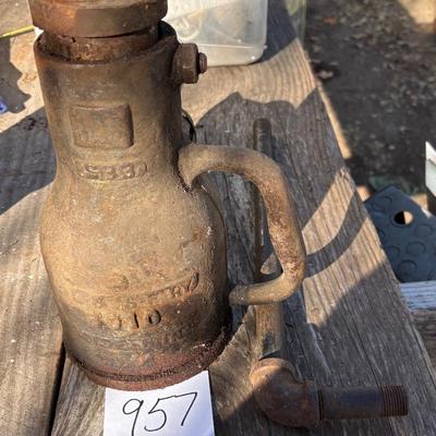 Vintage Cast Iron Screw Jack