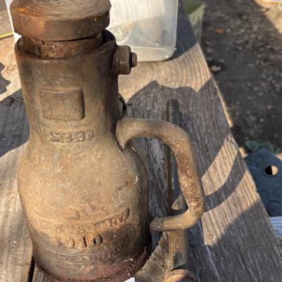 Vintage Cast Iron Screw Jack