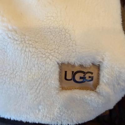 Sale Photo Thumbnail #1025: UGG White Fleece Throw/Blanket  48"x72"
